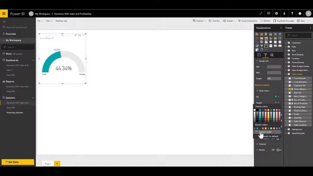 Power BI - Introduction to creating a New Report in Power BI смотреть онлайн