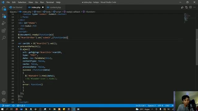 Mengenal JQuery dan contoh sederhana action form tanpa refresh - Web Programming (PHP, JQuery, HTML смотреть онлайн