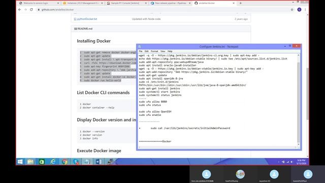 Azure DevOps Training( Jenkins and Docker) смотреть онлайн