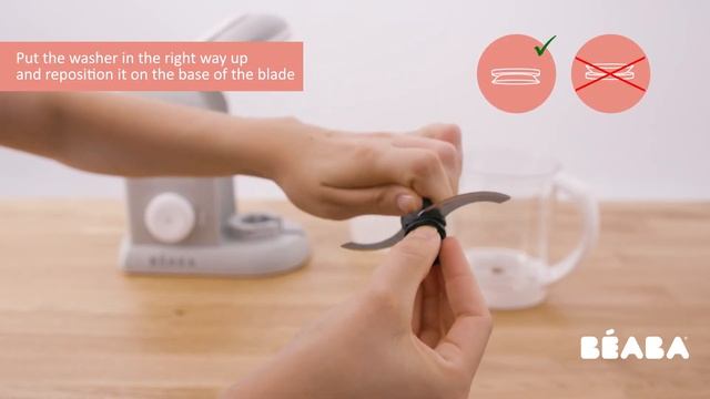 BEABA Babycook Solo & Duo: Assembly and Dismantling the Washer смотреть онлайн
