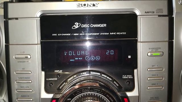 SONY MHC-RG475S смотреть онлайн