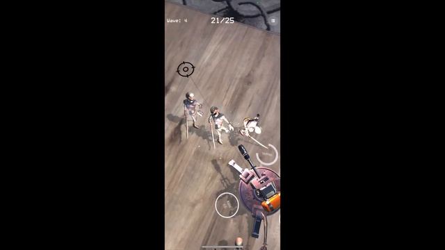 My new game Skeletons AR - Gameplay (work in progress) смотреть онлайн