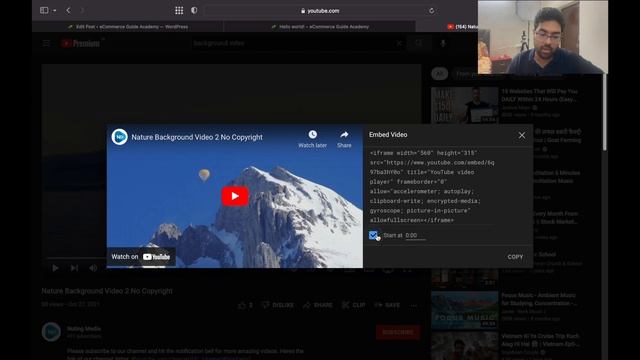 Easily Embed YouTube Video on Wordpress | Where to Get Embed Code? Start Time Change & Settings! смотреть онлайн