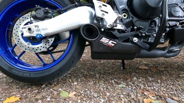 Yamaha MT 09 SP 2021/ SC Project STR-1 walk around смотреть онлайн