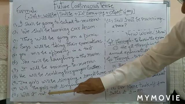 Future Continuous Tense - English grammar tutorial video lesson смотреть онлайн