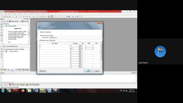 Design and Simulation of 2 to 4 Decoder and 8 to 3 Encoder using VHDL on Xilinx ISE Design Suite смотреть онлайн