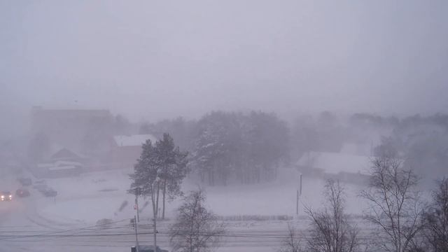 Буран в Сургуте 21-11-2014. Blizzard storm in Surgut 21 nov 2014. смотреть онлайн