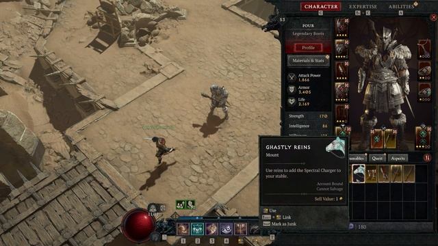 Diablo 4 Ghost Mount Skin Guide - How To Get Ghastly Reins / Spectral Charger Horse смотреть онлайн