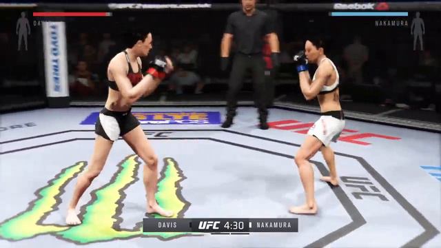 EA SPORTS™ UFC® 2_как мой перс Рози Дэвис япошку сломала!!))) смотреть онлайн