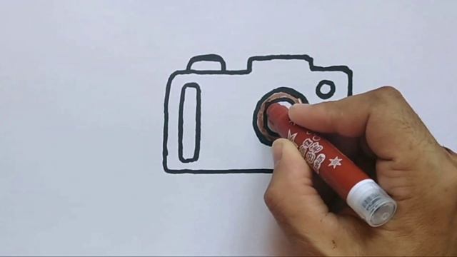 Как нарисовать камеру / How to draw a camera / сурет салу смотреть онлайн