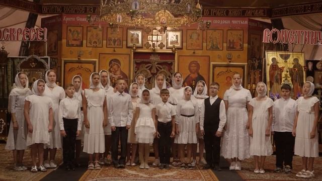 "От Восток Солнца "Сводный детский хор храма св.Петра и Февронии г.Пинска.Регент Татьяна Леонидовн смотреть онлайн