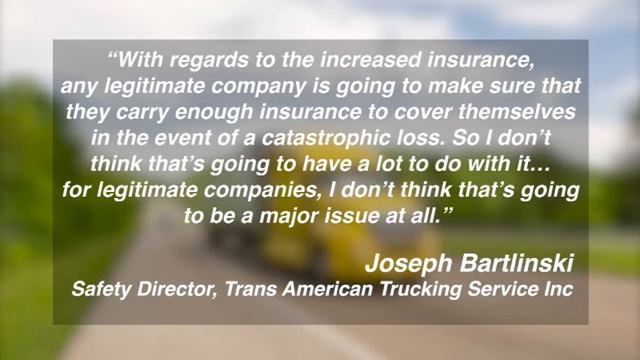 Congressional Democrats Propose Higher Insurance, Auto-Brakes on Trucking Industry смотреть онлайн