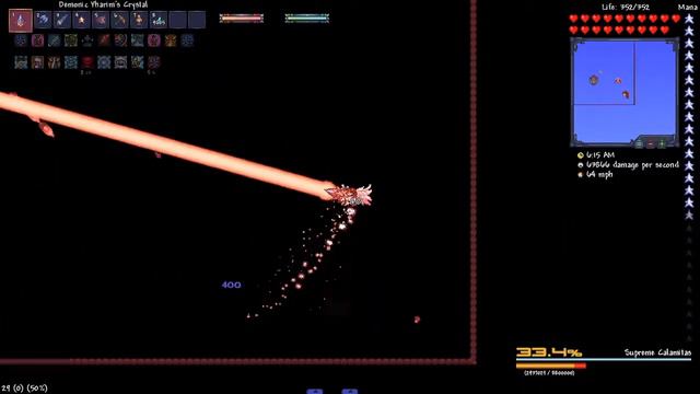 Terraria Calamity Mod - Supreme calamitas, No Hit, Death смотреть онлайн
