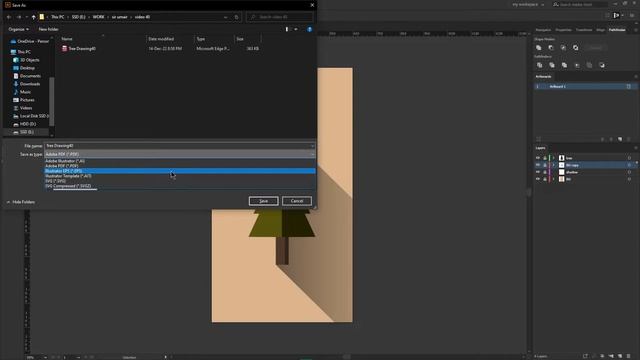 How To Export Illustrator Files Into Vector Format | 8482 Media смотреть онлайн
