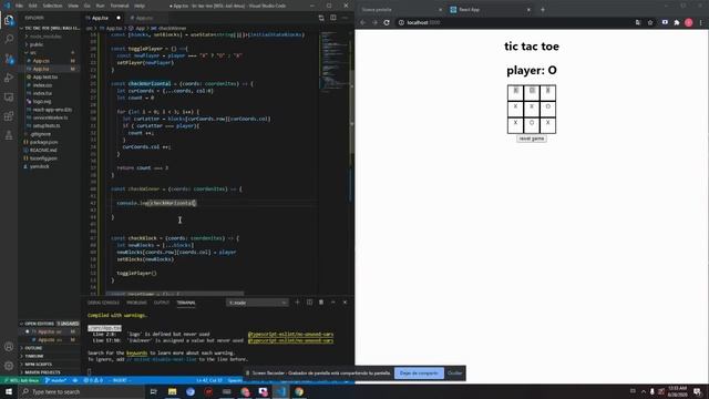 #parte2 #tictactoe #tutorial React hooks, typescript tic tac toe PARTE 2 смотреть онлайн