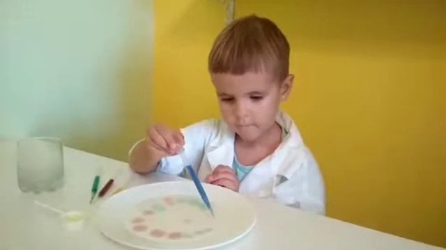 Опыт рисунки на молоке смотреть онлайн
