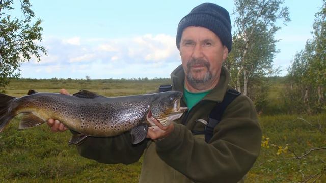 Кольский п-ов трофеи реки Териберка. смотреть онлайн