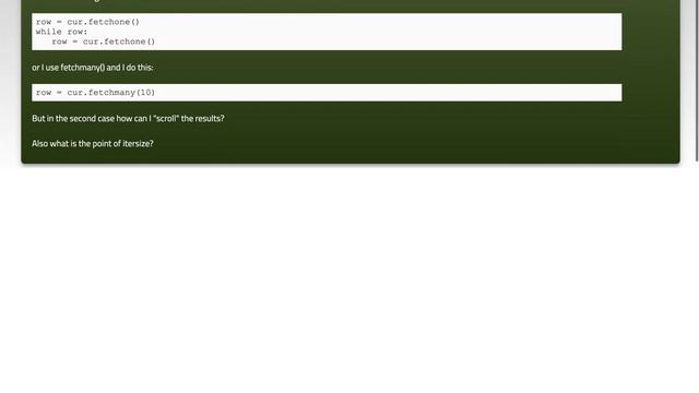 How to use server side cursors with psycopg2 смотреть онлайн