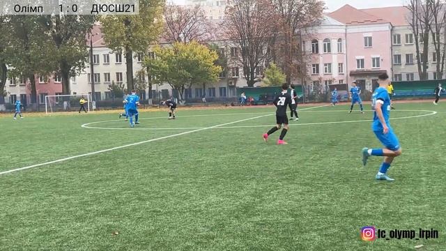 ДЮФЛУ 7 тур. ФК "ОЛІМП" Ірпінь - ДЮСШ 21. (U-17, 22.10.2023р.) смотреть онлайн