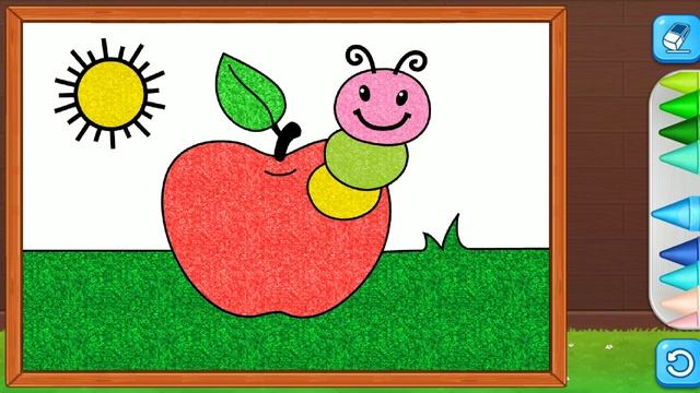 Раскрасить рисунок. смотреть онлайн