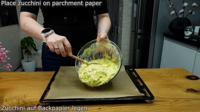 Einfach 1 Zucchini Und 1 Kartoffeln Reiben! Ich Habe Noch Nie So Ein Lecker Gekocht. ?6 ASMR Rezept