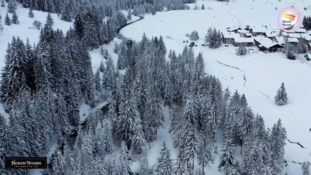 Snow Winter Relaxation Video | Relaxing Music Winter Soundscape | Sounds to sleep with ease смотреть онлайн