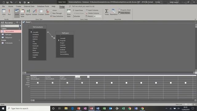 How to create a Database part 8, how to create a relationship between tables in Microsoft Access смотреть онлайн