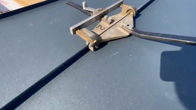 Двойной стоячий фальц. Кровля на винодельню в Крыму от Дом Дока смотреть онлайн