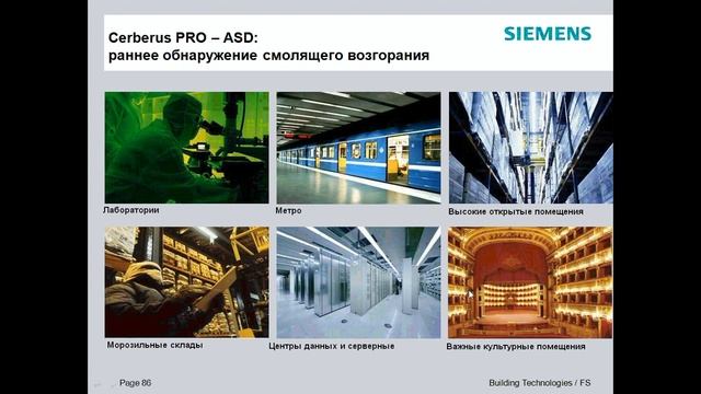 Обзор систем пожарной безопасности Siemens