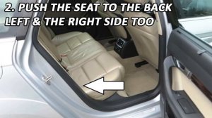 Audi A6, S6, RS6, Allroad C6/4F Rear Seat Bench Removal - How to remove the rear seat