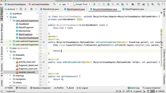 Android | Androidx RecyclerView with Fragment | How to open Fragment on RecyclerView onclick in Jav смотреть онлайн
