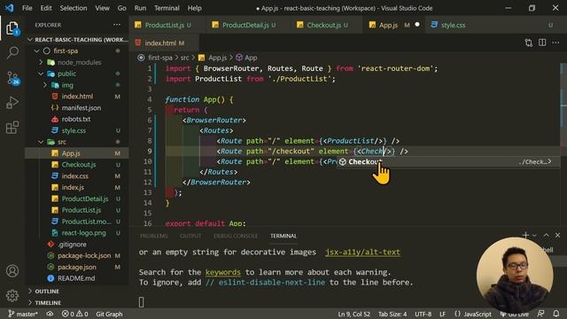 ❄️React JS 入門5小時Single Page Appliction教學課程-第14課 | React Router смотреть онлайн