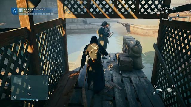 Assassin's Creed Unity - Free Roaming Parkour with Arno's Master Assassin Outfit! смотреть онлайн