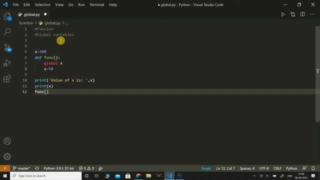 Function - Global Variable смотреть онлайн