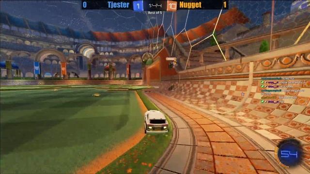 Nugget vs Tjester | Rank 10 EU vs #1 KBM | Rocket League 1v1 смотреть онлайн