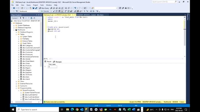 27- SQL Server 2019 Out Value With Stored Procedures смотреть онлайн