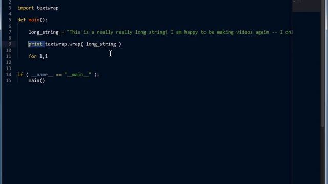 Python [textwrap] 01 Wrap() and Fill() смотреть онлайн