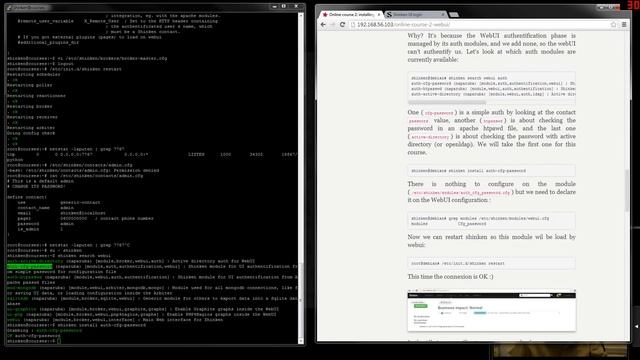 Shinken Online course 2 - webui смотреть онлайн