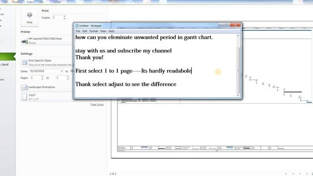 TIPS: How to Print Your Gantt Chart 2018 100% working смотреть онлайн