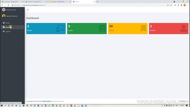 Demo Membuat Aplikasi Kelas Online (Versi Web): Kursus Framework Laravel dan Kotlin Android смотреть онлайн