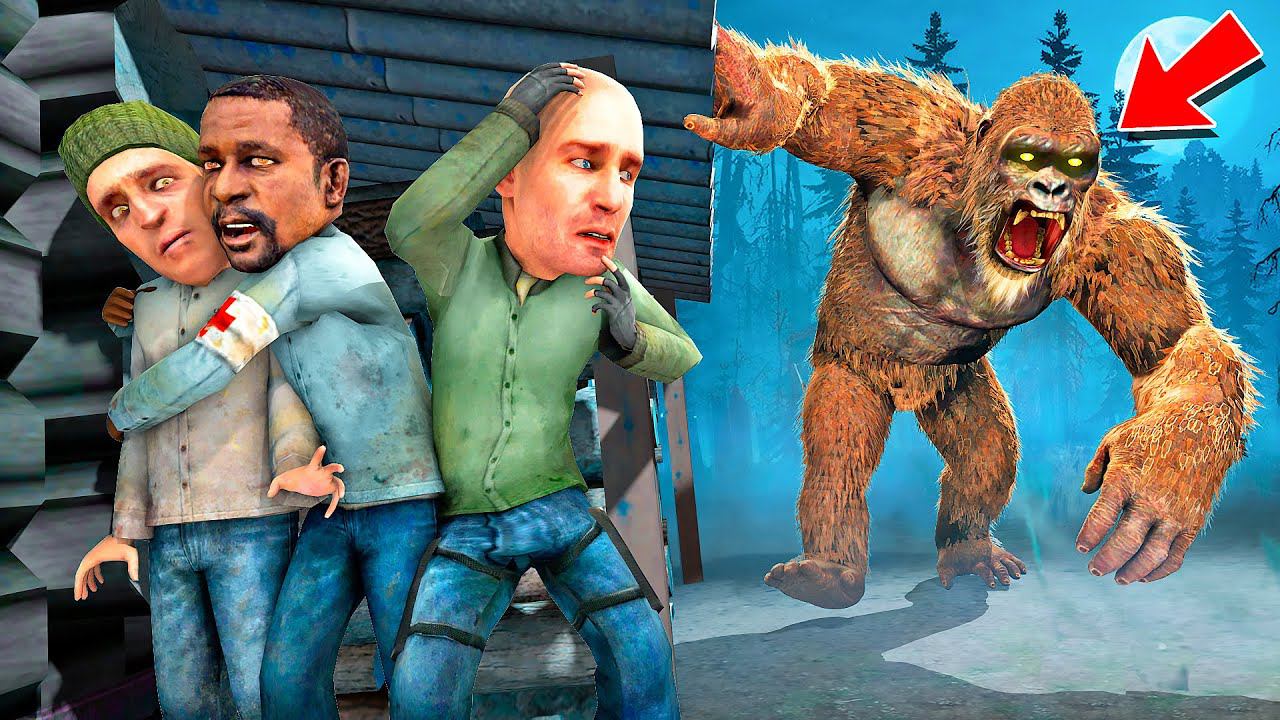 БИГФУТ УВИДЕЛ НАС? СПРЯТАЛИСЬ В САМОЙ ОПАСНОЙ НЫЧКЕ! УГАРНЫЕ ПРЯТКИ В Garry`s Mod смотреть онлайн