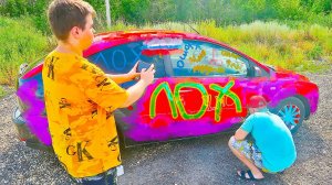 Школьники ПОКРАСИЛИ мою машину. Разборки с мамкой школьника