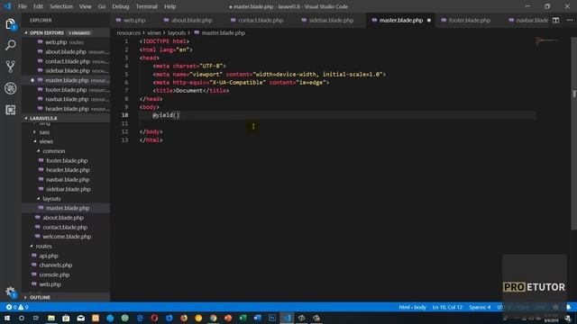 Lesson 3 Laravel for Beginners: Views & Blade Layout in Urdu/Hindi смотреть онлайн