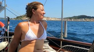 Ep 113 · SAILING TO SAINT-TROPEZ · French Riviera Cogolin Port & Grimaud Sailing Mediterranean Sea