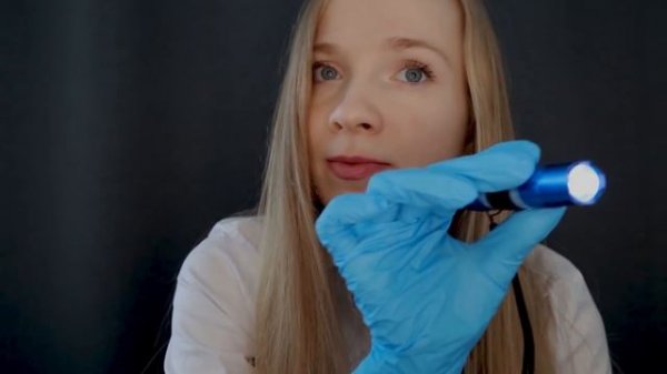 АСМР "Школьная Медсестра" Ролевая игра? Осмотр, измерение, проверка кожи. ASMR SCHOOL NURSE