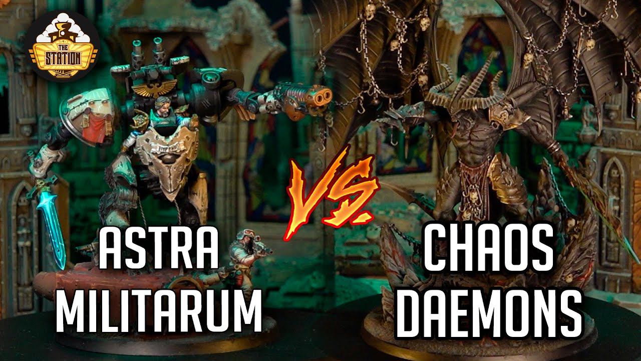 Chaos Daemons Vs Astra Militarum I Battlereport | 1500pts I Warhammer 40000