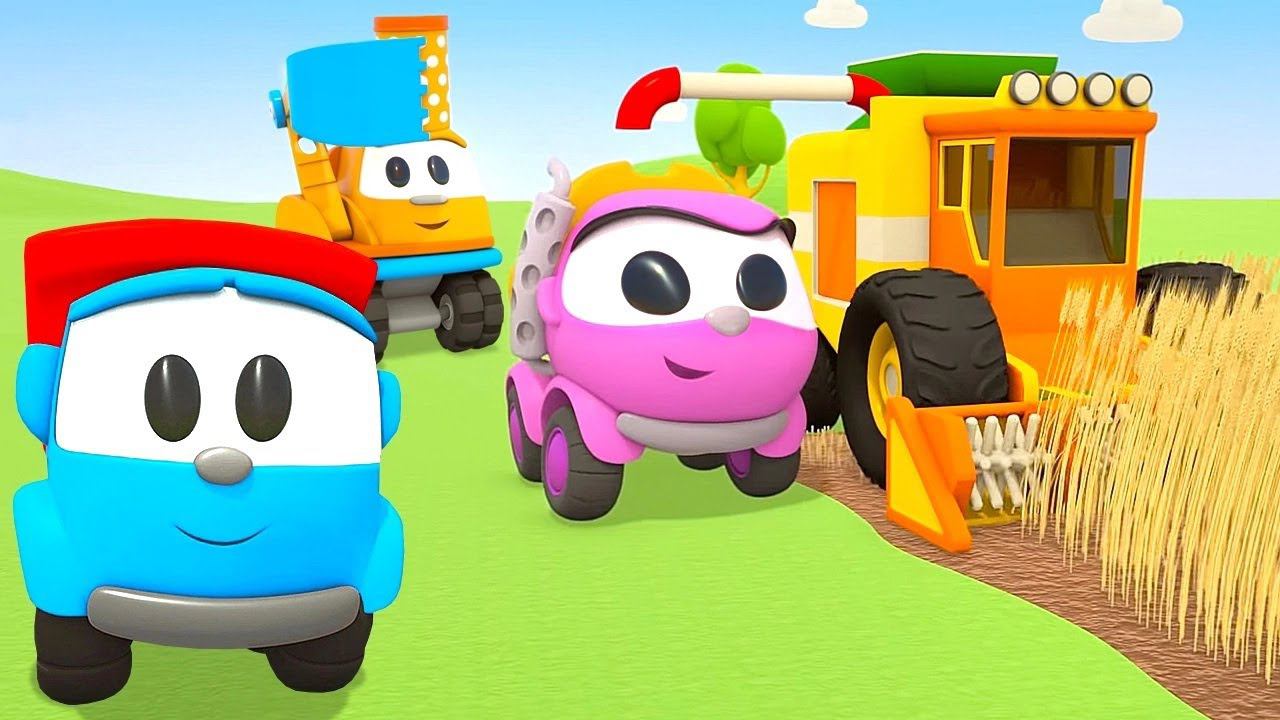 Грузовичок Лева собирает мельницу! Развивающие мультики для детей про машинки - новая серия смотреть онлайн