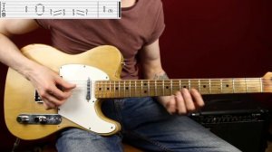 Как играть на гитаре Dire Straits Money For Nothing разбор с табами - Первый Лад