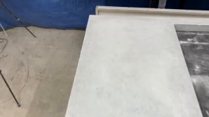 Кухонная столешница и фартук монолит из бетона