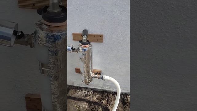 подогрев каркасного бассейна от котла через теплообменник.